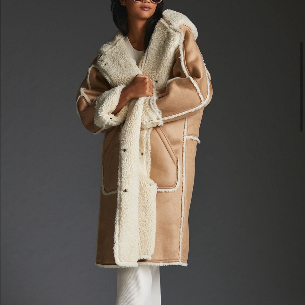 Hooded Sherpa Coat